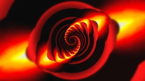 Mystical round tunnel. Seamless loop Stock Footage 88460001