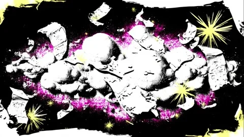 Mystical Scene of Particles Stock Footage 308247783