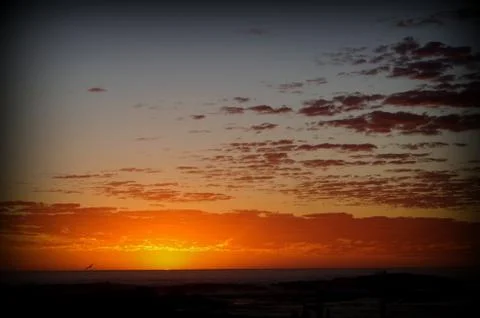 Mystical Sunset 库存照片