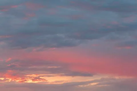 Mystical sunset Stock Photos