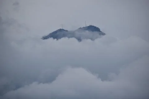 Mystical Volcano 库存照片
