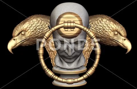 mysticism fantasy, oligarchy, corruption,0035.1-R Stock Illustration