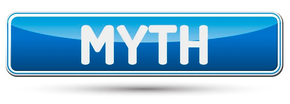MYTH - Abstract beautiful button with text. Stock Illustration