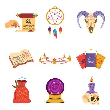 Myth And Demonic Stuff Stock Illustration