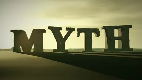 Myth Moss Covered Ancient Stone Letters in a Misty Jungle Ruin with Light Shafts Stock Footage 341854263
