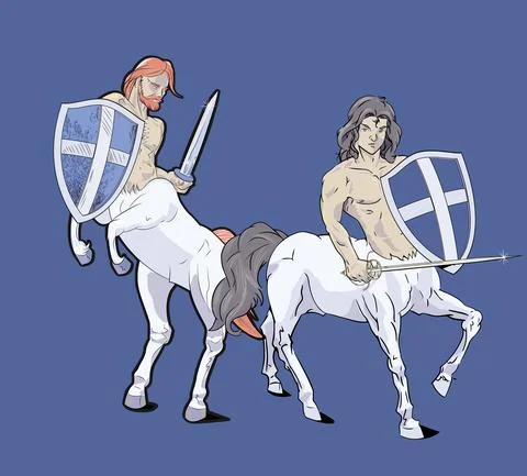 Mythological beast Illustrazione stock