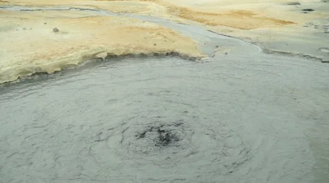 Myvatn hot spring mud Vidéo 44207231