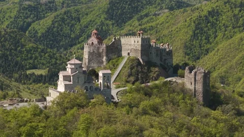 Mzovreti Monastery Complex in Georgia 動画素材 346188721