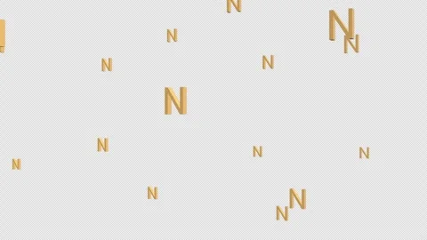 N Alphabet Animation. Stock Footage 316017543