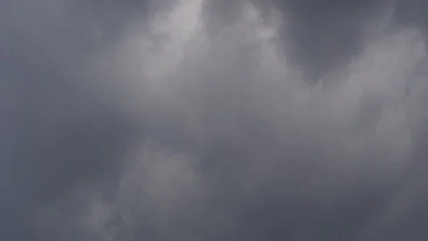 N early spring, the sky frowned clouds before the rain Stock Footage 107133167