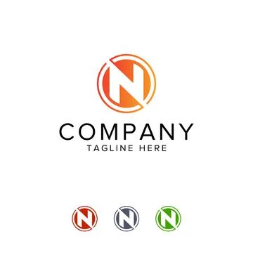 N letter logo design vector template, n logo Stock Illustration