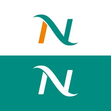 N letter logo	 イラスト素材
