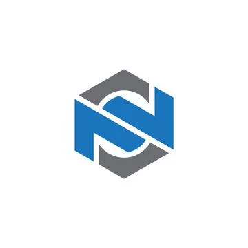 N Letter monogram Initial Logo Design Template Vector Illustration. N elega.. Stock Illustration