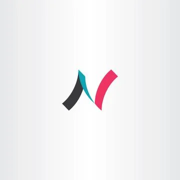 N logo icon letter vector symbol element Stock Illustration