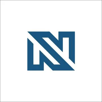 N logo vector abstract Stock Illustration