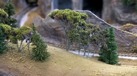 N Scale Trains 4 Stock-Footage 10575612