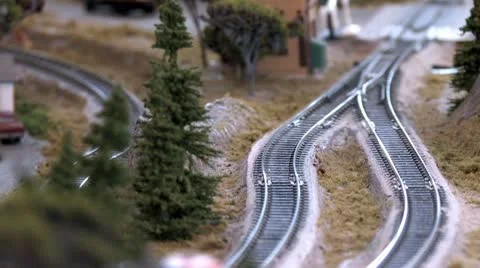 N Scale Trains 5 스톡 동영상 10575613