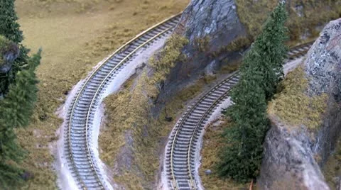 N Scale Trains 6 Stock Footage 10575624
