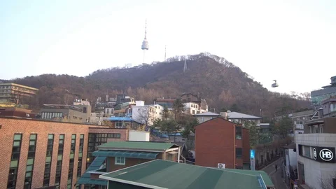N seoul tower 2 Video stock 90507214