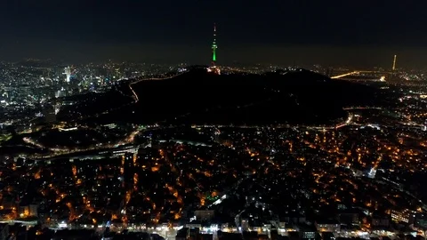 The N Seoul Tower 库存影片 85713357