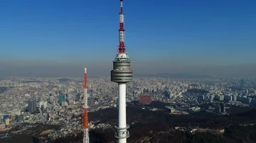 The N Seoul Tower 库存影片 85713372