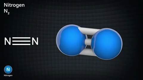 N2 Nitrogen Stock Footage 146058900