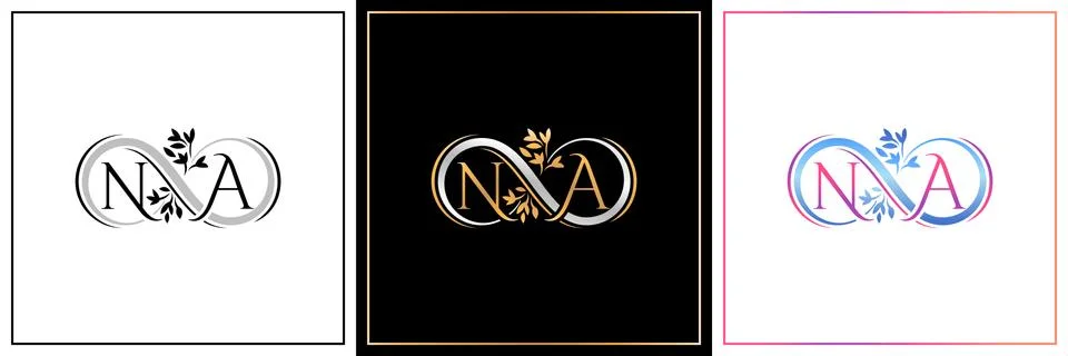 NA, AN, Infinity Stock Illustration