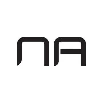 Na initial letter vector logo icon Stock Illustration
