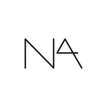 Na initial letter vector logo Stock Illustration