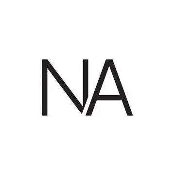 Na initial letter vector logo 库存插图