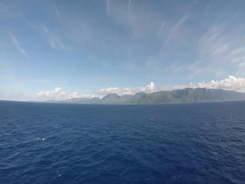 Na Pali Coast Timelapse Video stock 80616243