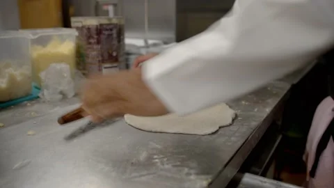 Naan being made in authentic indian resteraunt Stock Footage 167270010