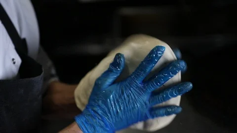 Naan Bread Being Folded Stock Footage 102010904