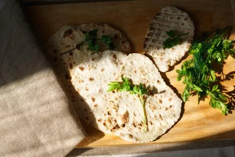 Naan bread Stock Photos