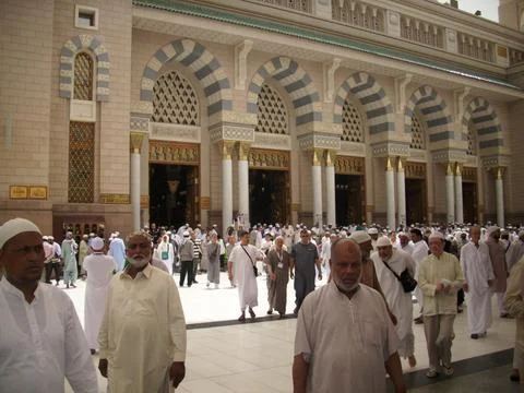 Nabawi Mosque 库存照片