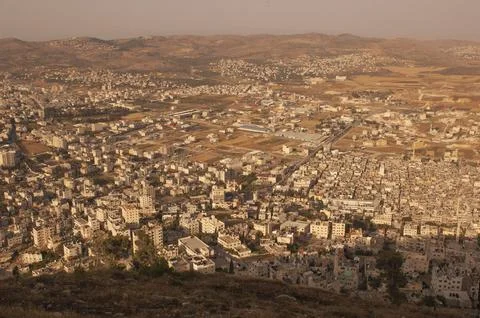 Nablus panorama Stock Photos