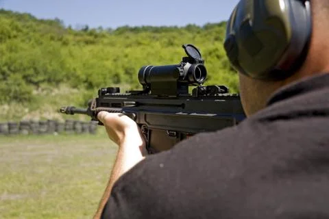 Nachine gun Stock Photos