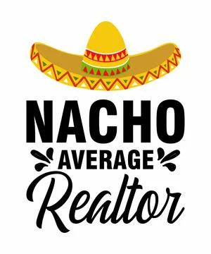 Nacho Average Realtor Stock Illustration