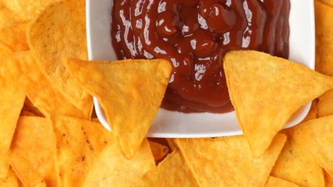 Nacho chips Stock Footage 91962689