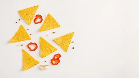 Nacho chips . High quality and resolution beautiful photo concept Stock Photos