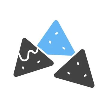 Nachos Icon Image. Stock Illustration