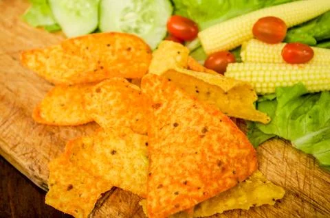 Nachos 스톡 사진