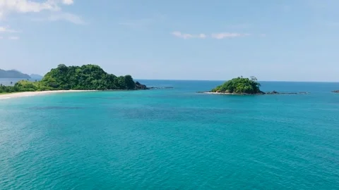 Nacpan Beach in Philippines. El Nido, Palawan. Stock Footage 273600161