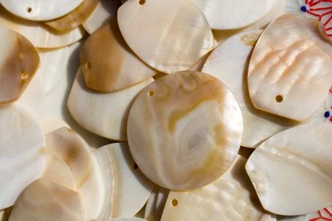 Nacre seashell background texture Stock Photos