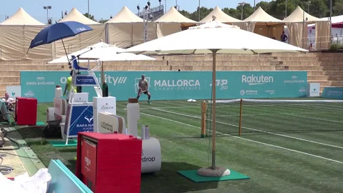 Nadal intends to play Wimbledon as foot Stock Video Pond5