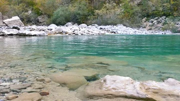 Nadiza creek - static position view Stock Footage 85967418