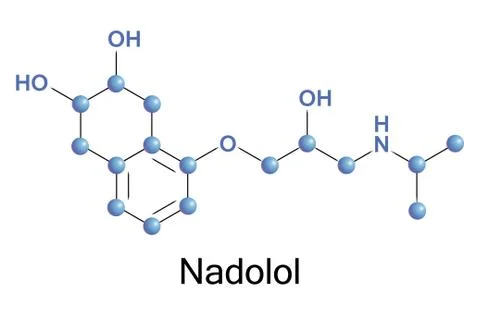 Nadolol Illustrazione stock