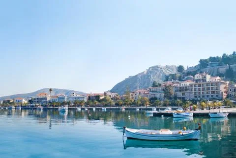 Nafplio harbour Stock Photos