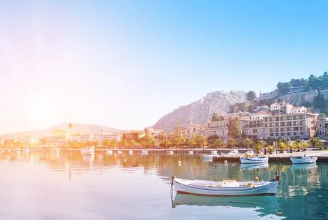 Nafplio harbour Foto stock