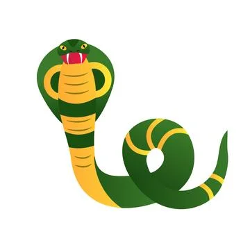 Nag Panchami vector flat illustration, isolated on the white background Stock Illustration